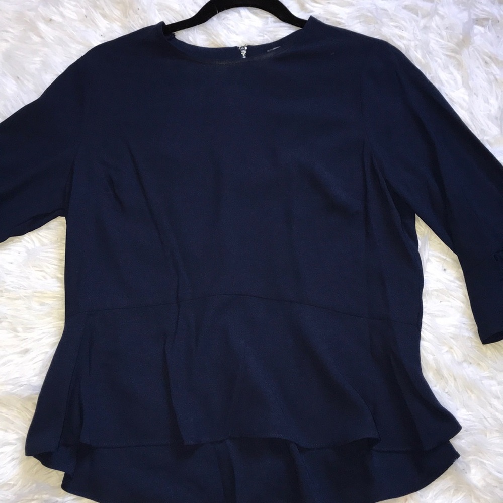 Peplum work blouse. Make offers!!